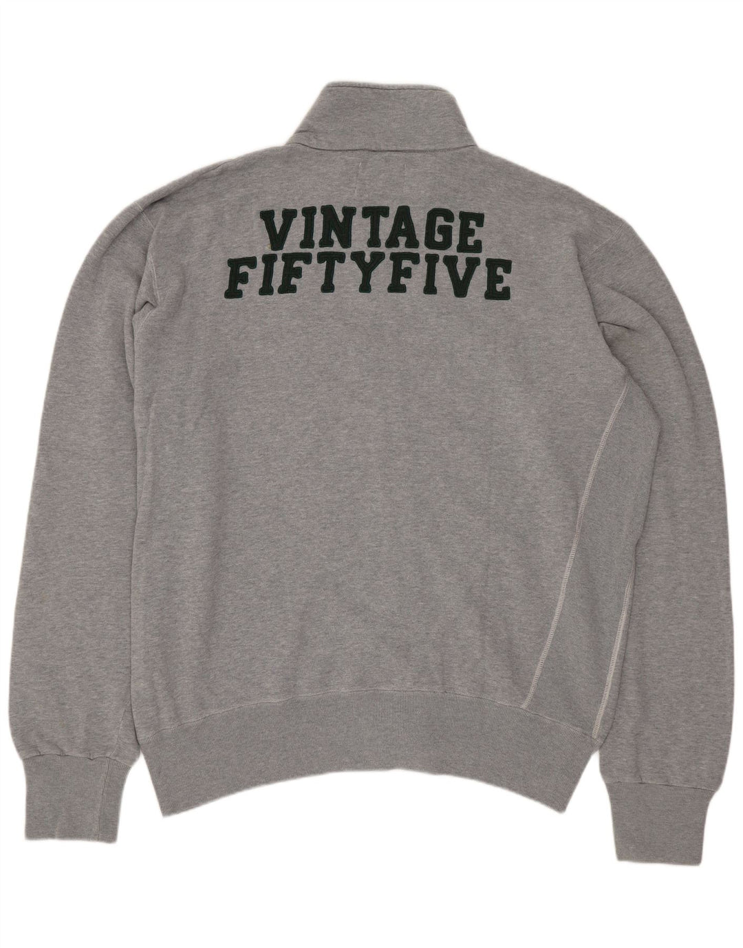 Męska bluza dresowa VINTAGE z grafiką XL, szara bawełna