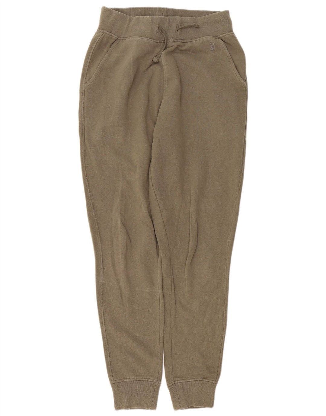 ALL SAINTS Męskie spodnie dresowe Joggery, małe, bawełniane w kolorze khaki
