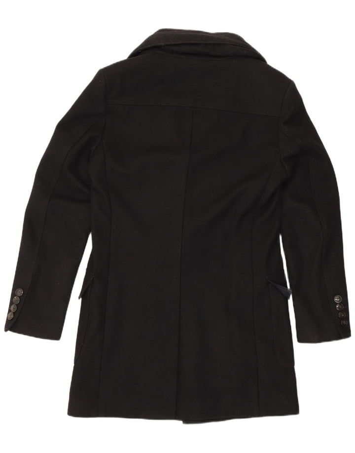 Płaszcz męski Zara UK 36 Small, czarny, wełniany