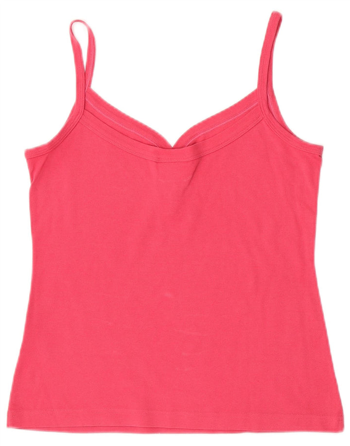 Lacoste Damski top na ramiączkach, rozmiar 40, średni różowy, bawełniany