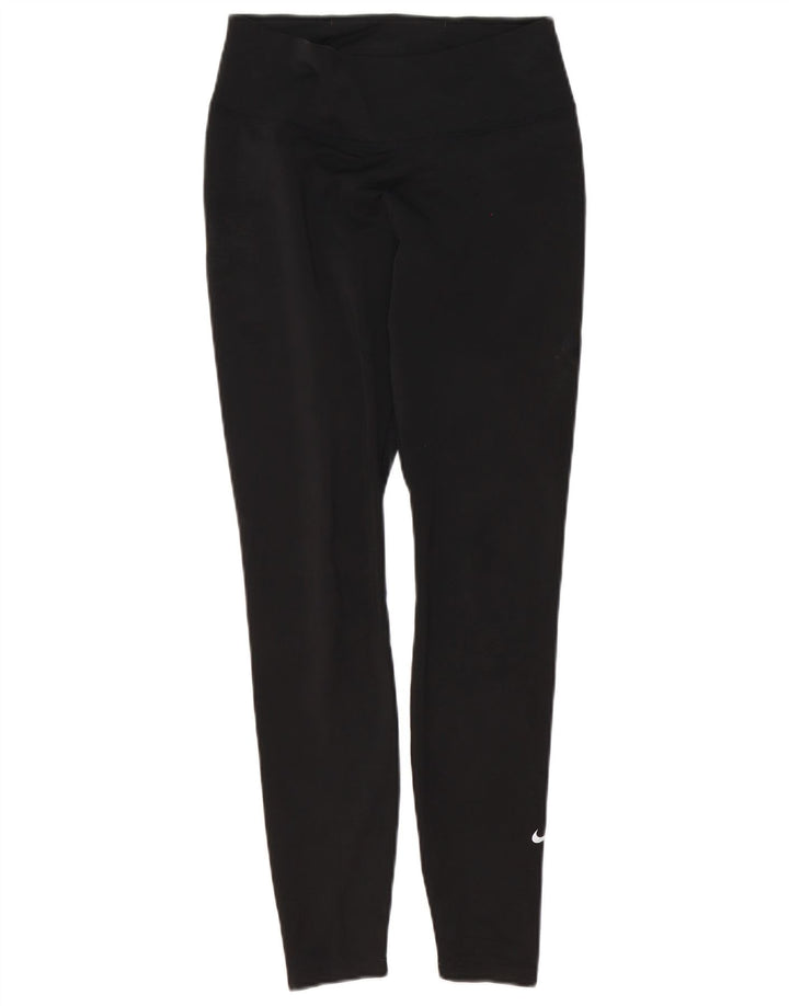 Legginsy damskie Nike UK 12, średni czarny poliester