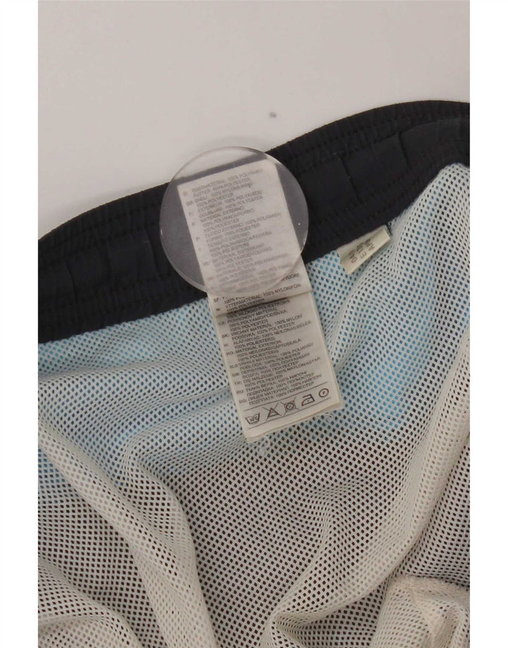 Męskie spodenki kąpielowe Adidas Cargo, małe, granatowe, z poliestru w blokach kolorów