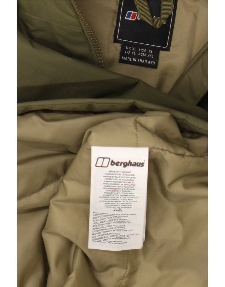 Męska kurtka przeciwdeszczowa z kapturem Berghaus UK 42 XL Khaki, poliamid