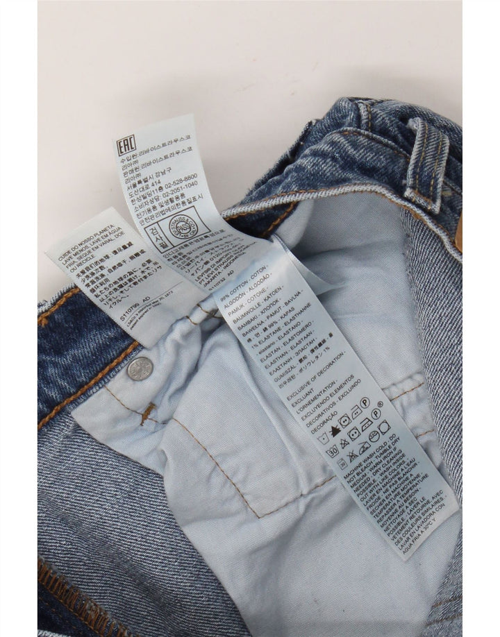 Męskie dżinsy Levi's 501 Straight W29 L32 Niebieskie bawełniane