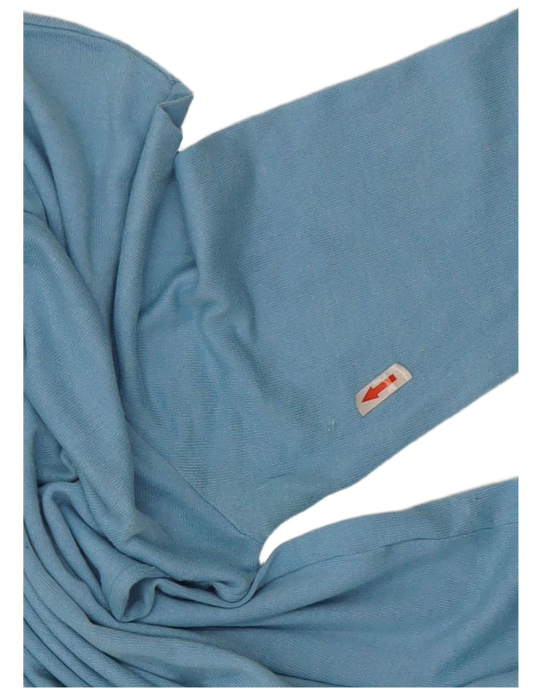 Męski sweter z okrągłym dekoltem Zara, duży niebieski