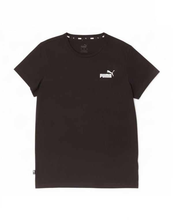 T-shirt damski Puma Top UK 12, średni czarny, bawełniany