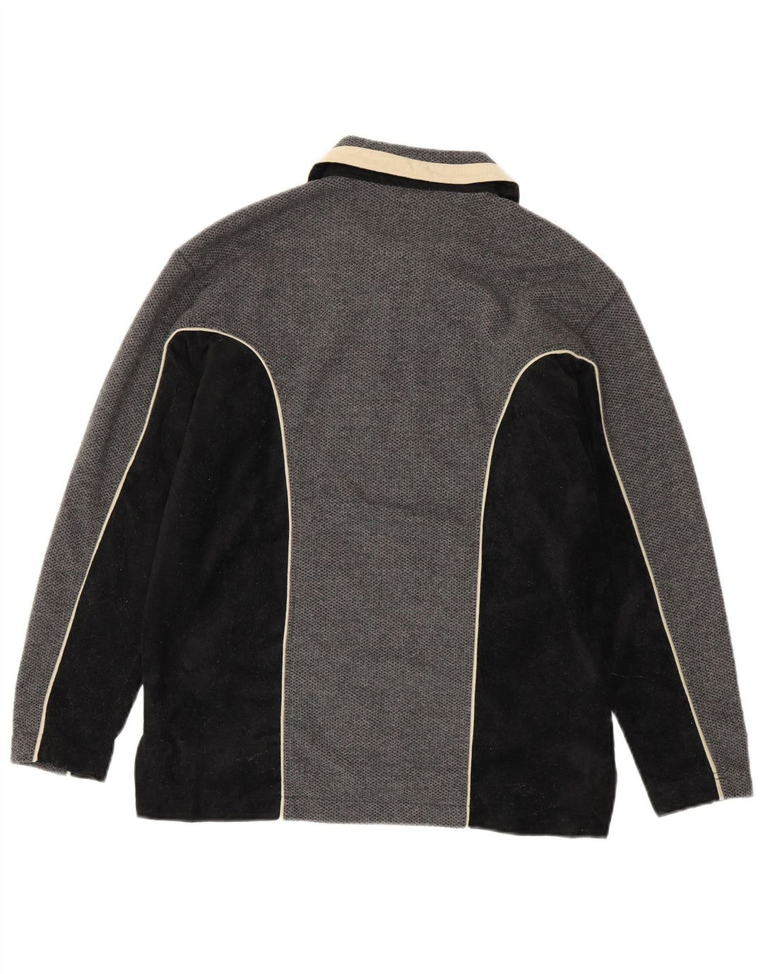 Męska kurtka dresowa ASICS, średnia szarość, blok kolorów