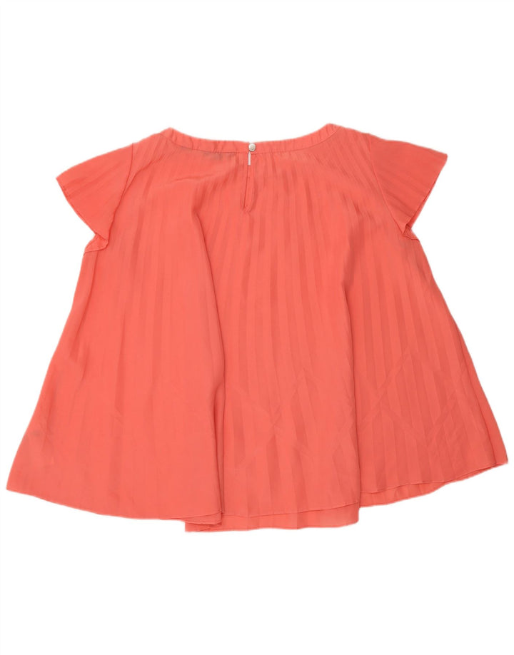 Damska bluzka oversize Ted Baker, rozmiar 2, małe, różowe paski, poliester