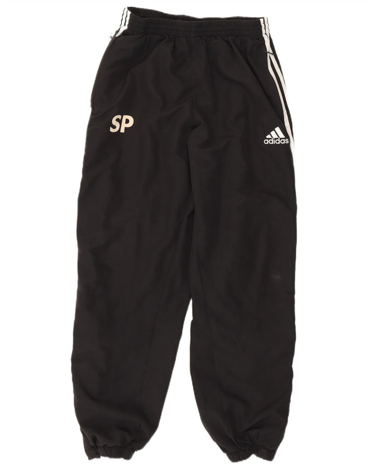 Męskie spodnie dresowe ADIDAS Joggers UK 44/46, duże czarne bloki kolorów