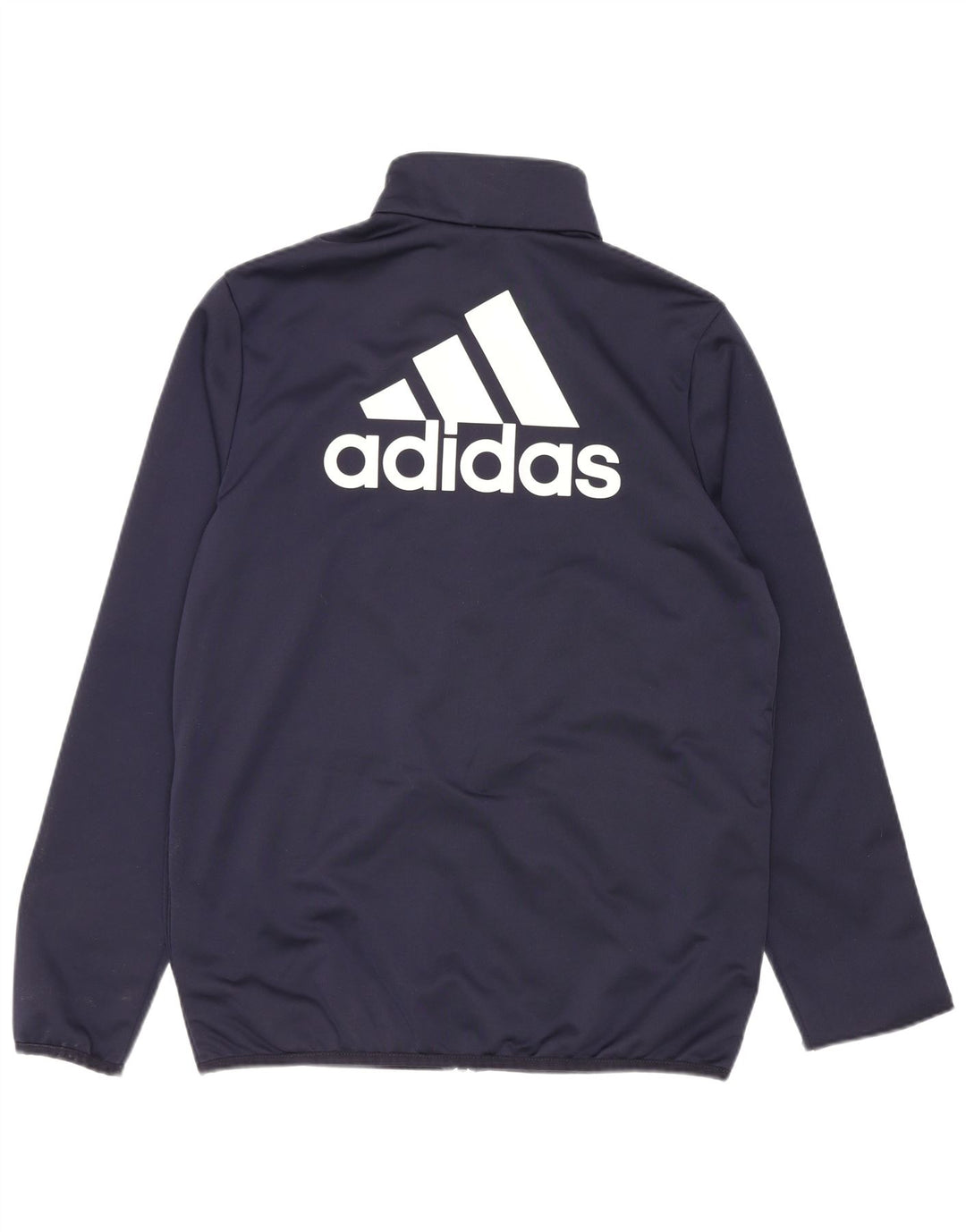Chłopięca kurtka dresowa Adidas z grafiką, 13-14 lat, granatowa, poliestrowa