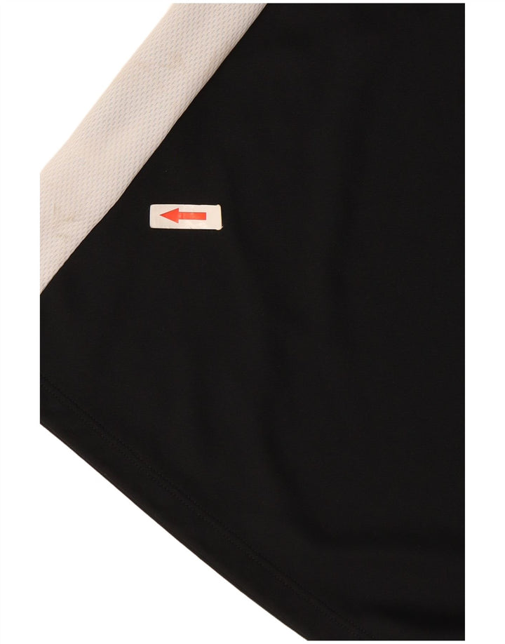 Chłopięca koszulka Nike Dri Fit z długim rękawem, 6-7 lat, duża, czarna, z blokami kolorów