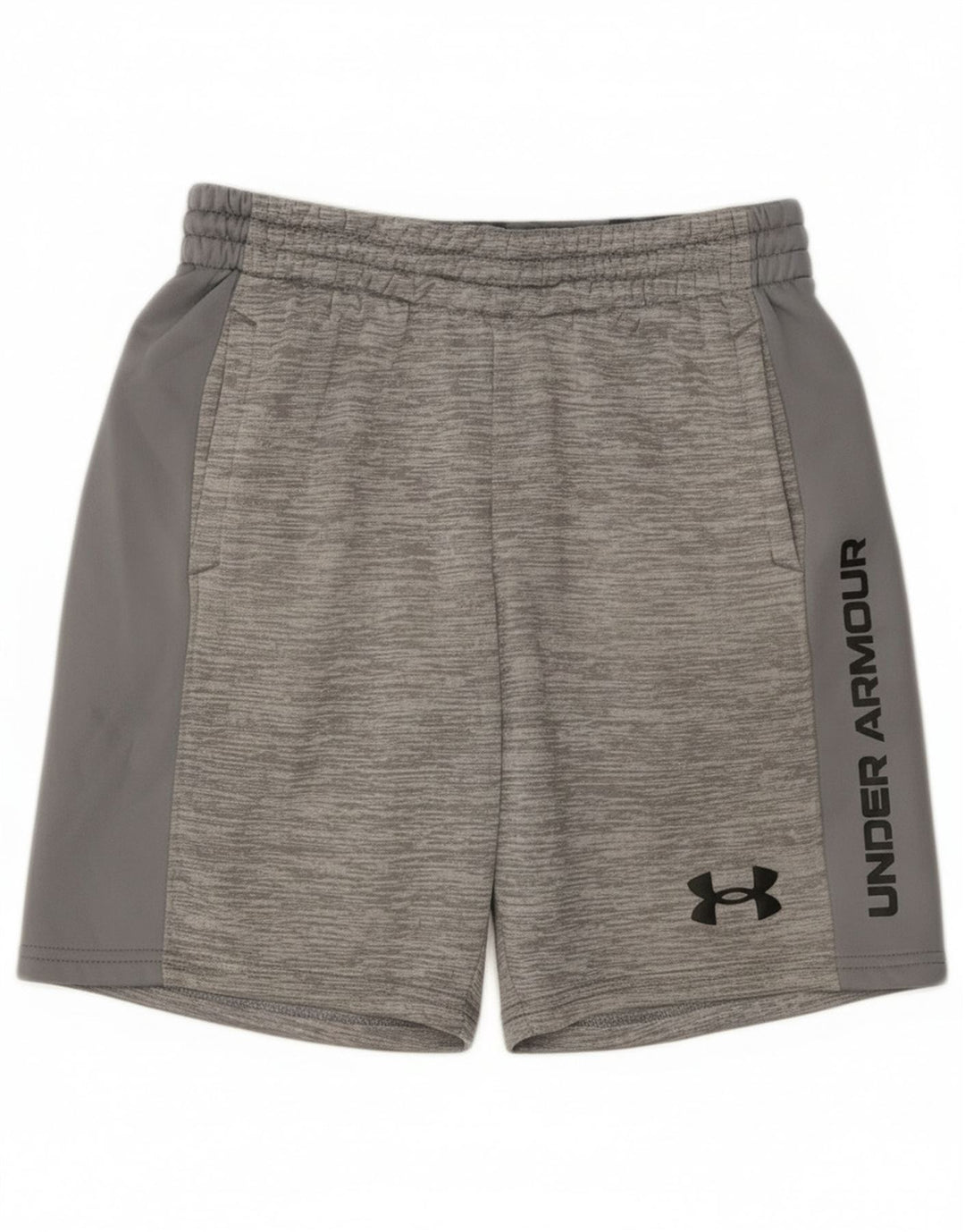 Chłopięce spodenki sportowe Under Armour Graphic 9-10 lat, średnioszare, nakrapiane
