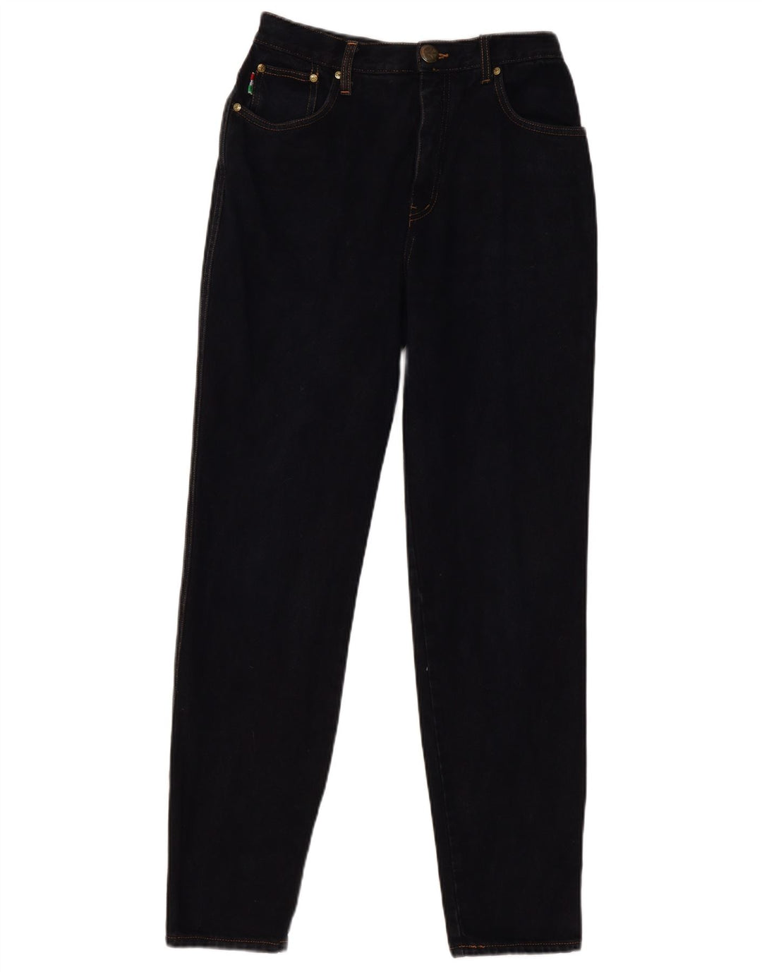 Damskie jeansy slim Moschino W28 L31 granatowe