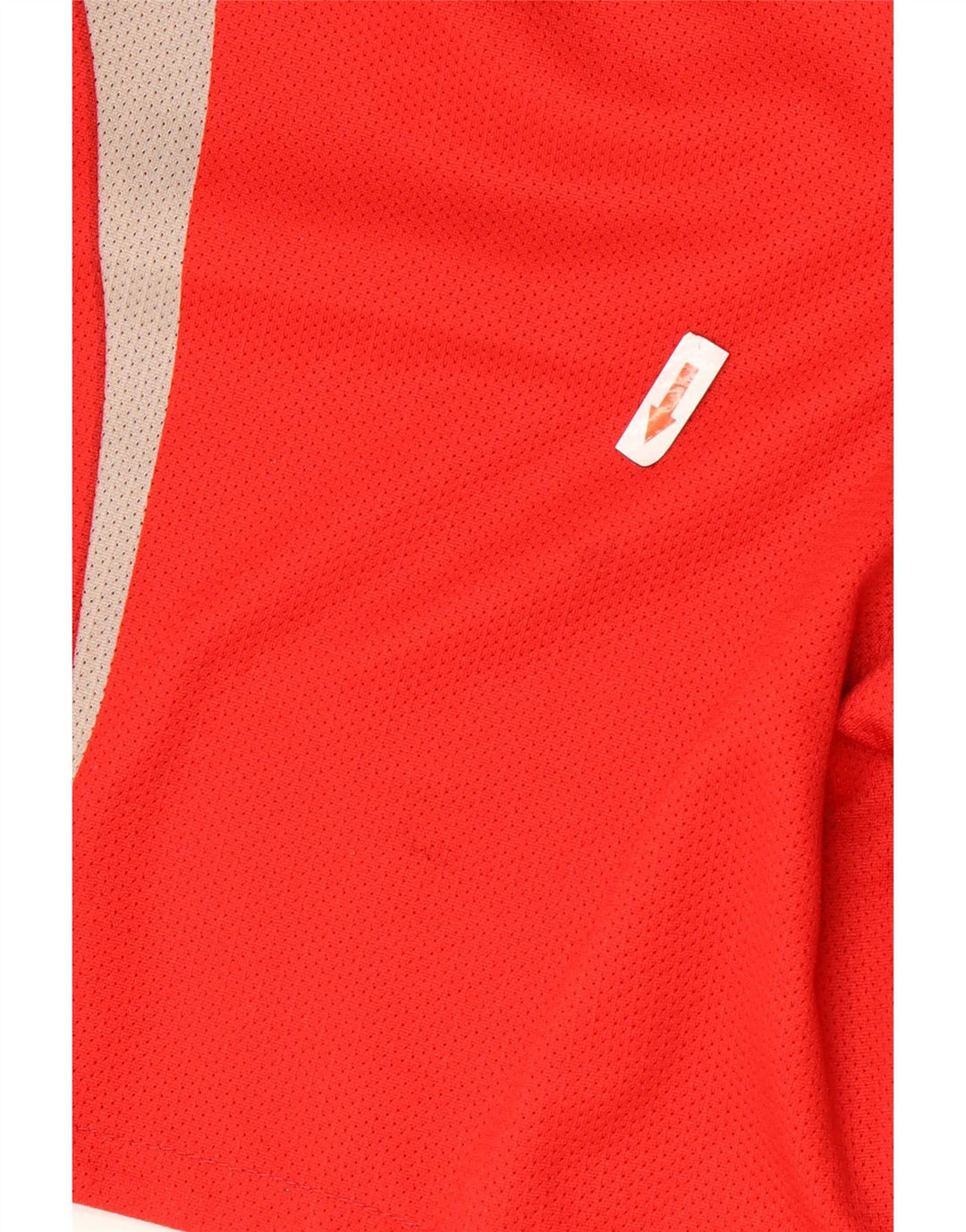 Męskie spodenki sportowe Champion z grafiką, duże, czerwone, poliestrowe z blokami kolorów