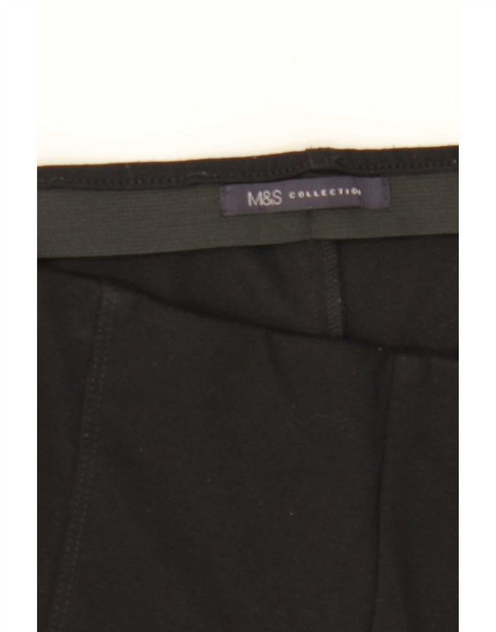Spodnie damskie Marks & Spencer o prostym kroju W33 L26 czarne
