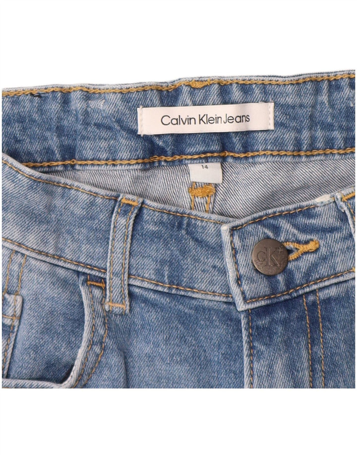 Spodenki jeansowe chłopięce Calvin Klein 13-14 lat W26 niebieskie