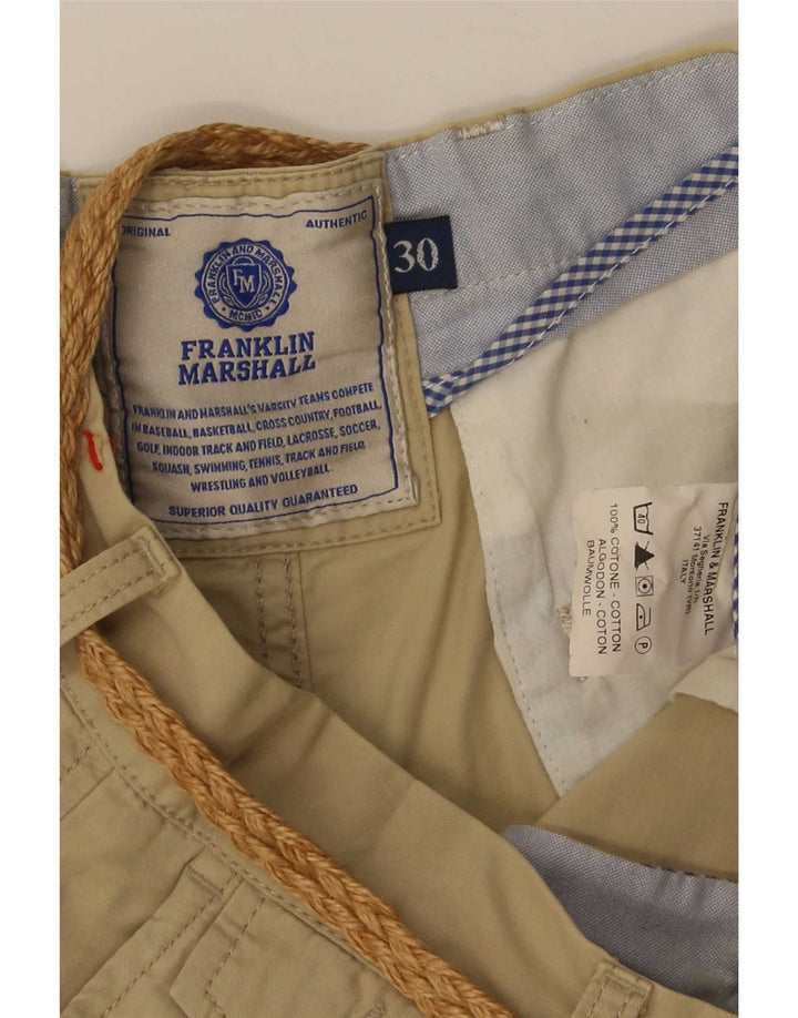 Męskie spodenki Chino Franklin Marshall W30 Średni Beż, Bawełna