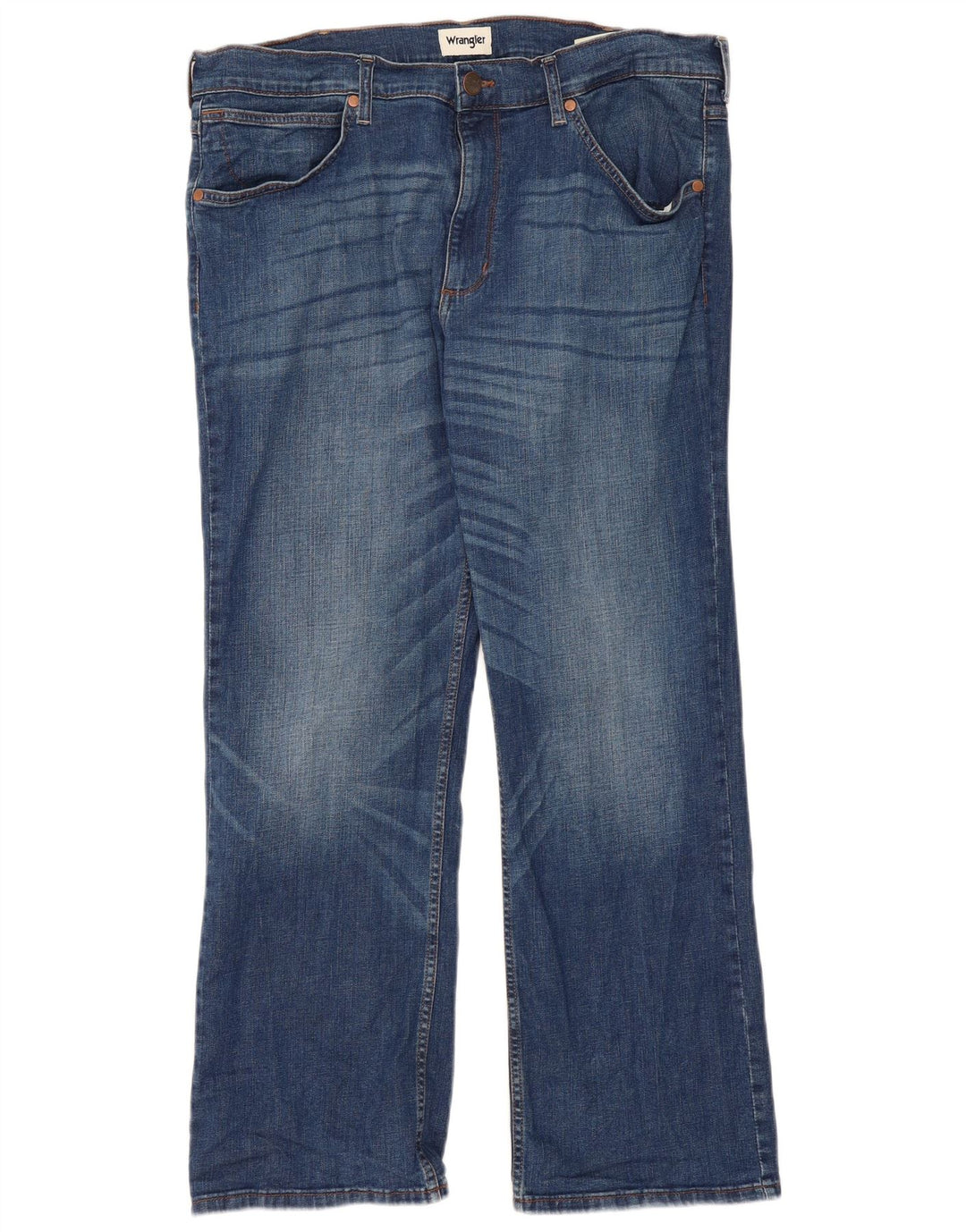Męskie jeansy Bootcut WRANGLER W38 L30 Niebieskie, bawełniane
