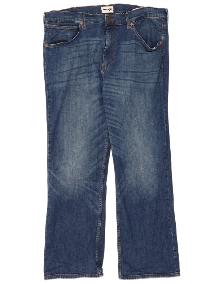 Męskie jeansy Bootcut WRANGLER W38 L30 Niebieskie, bawełniane
