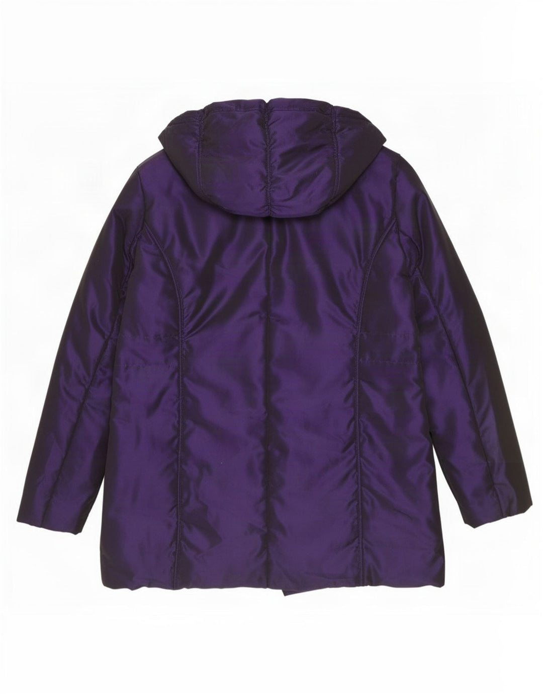 Damski płaszcz oversize Paco Boutique UK 16, duży, fioletowy poliester