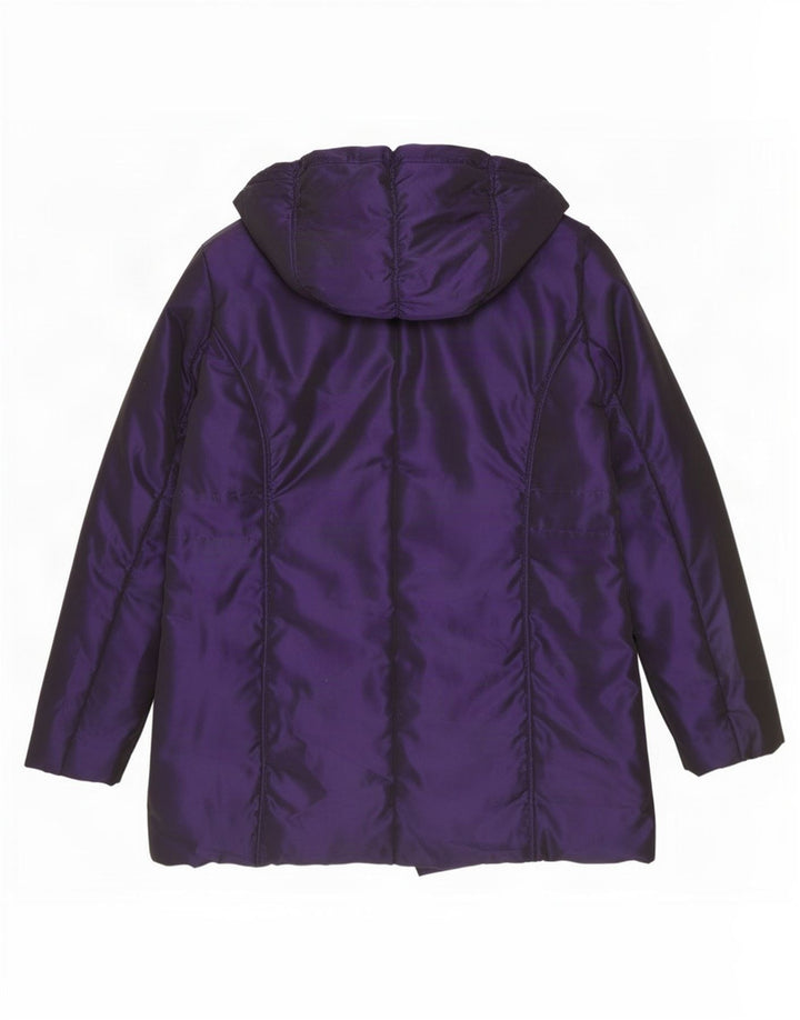 Damski płaszcz oversize Paco Boutique UK 16, duży, fioletowy poliester