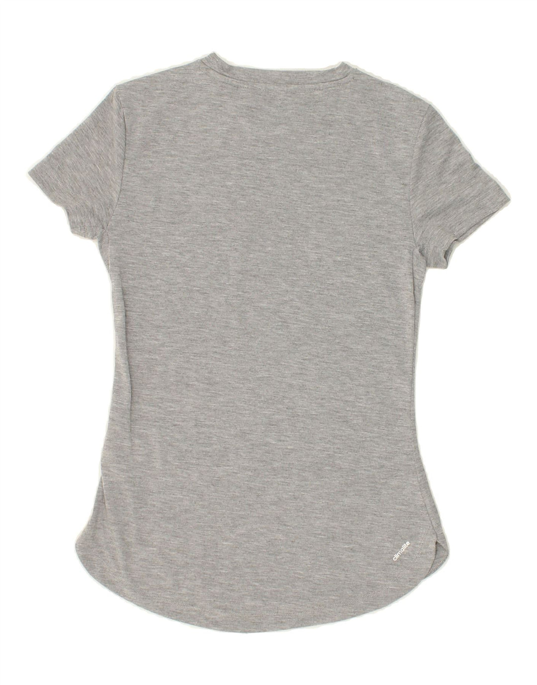 ADIDAS Womens Climalite T-Shirt Top UK 4 XS Grey Polyester Vintage Adidas and Second-Hand Adidas from Messina Hembry 