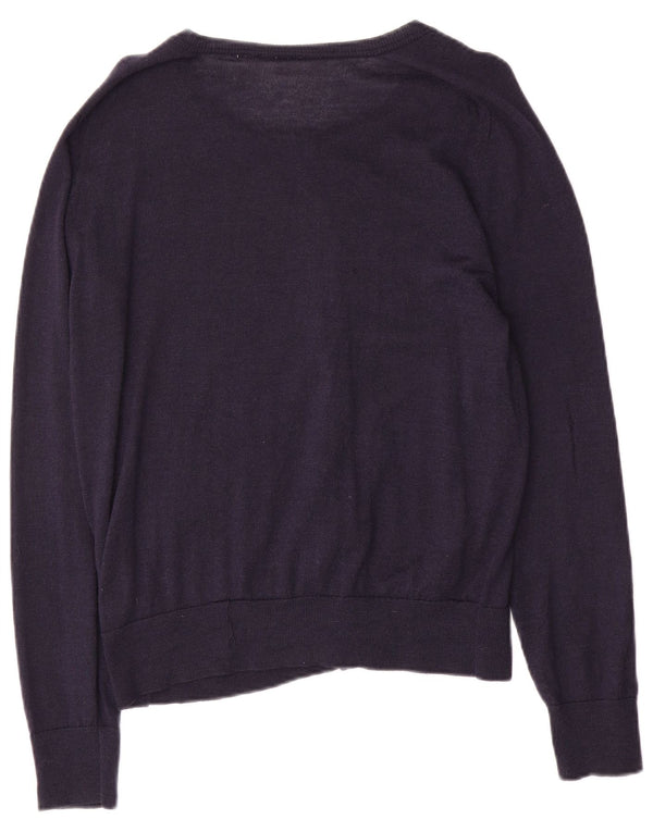 Sweter damski Gap Cardigan UK 16, duży, granatowy, wełniany