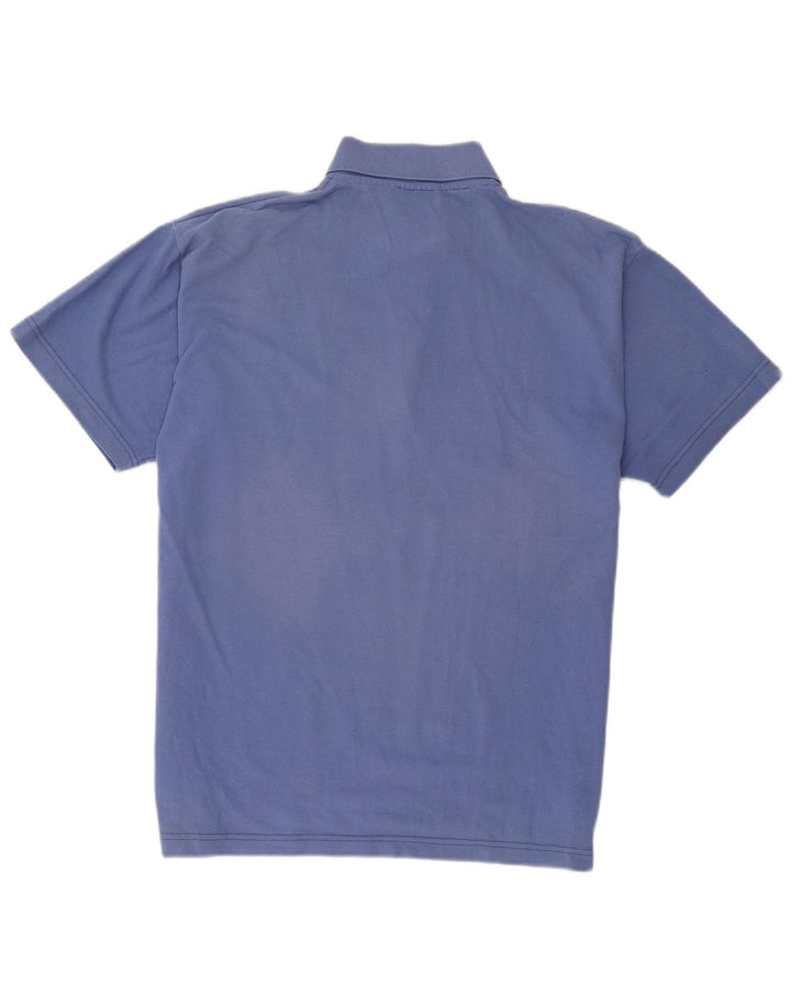 Koszulka polo męska Adidas, rozmiar L, niebieska, bawełniana