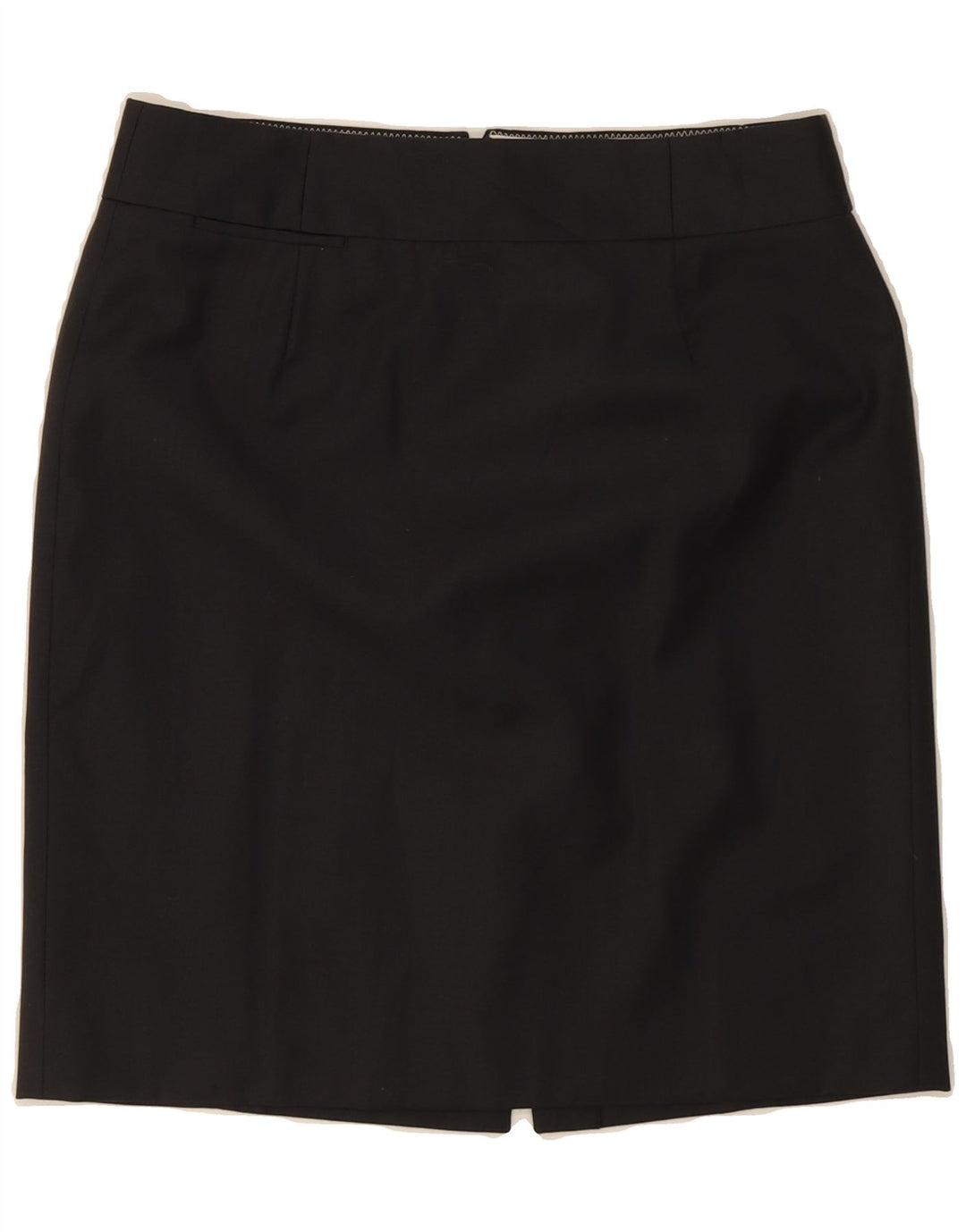 J. CREW Womens Pencil Skirt US 6 Medium W28 Navy Blue Wool Vintage J. Crew and Second-Hand J. Crew from Messina Hembry 