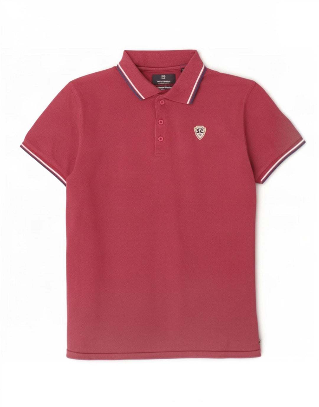 Męska koszulka polo Scotch & Soda, duża, bawełniana w czerwone paski