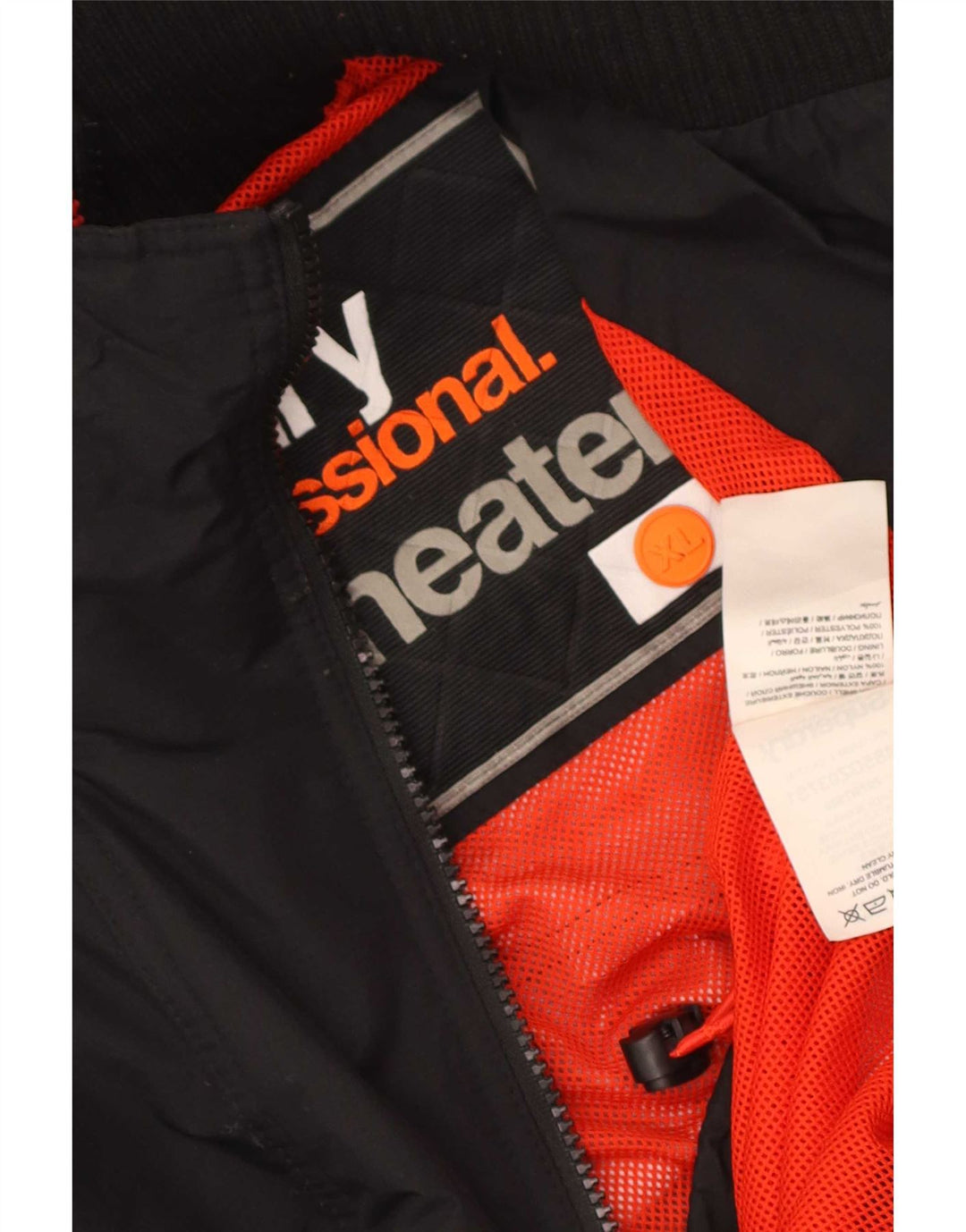 Damska kurtka wiatrówka Superdry UK 18 XL, czarny nylon