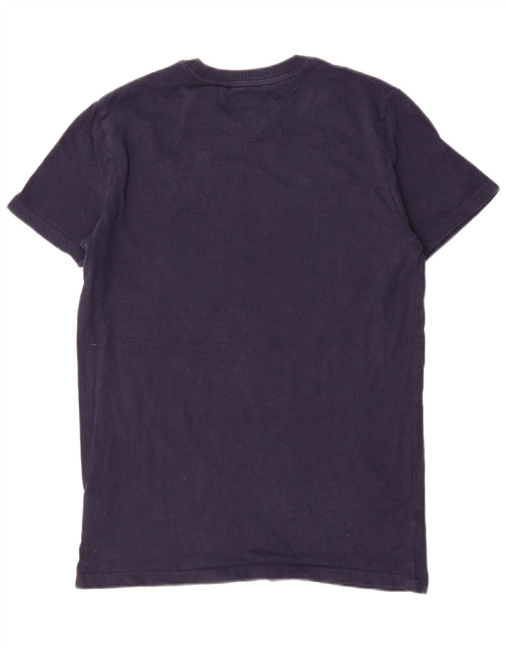 T-shirt męski Superdry, średni, granatowy, bawełniany