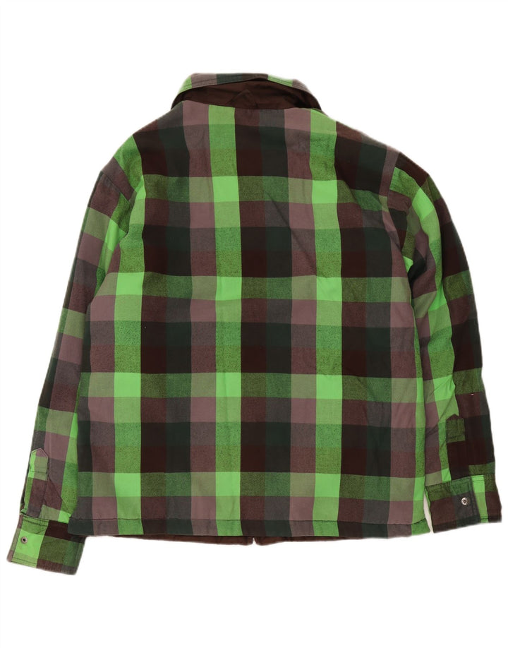 Męska kurtka bomberka The North Face UK 38 w średnią zieloną kratkę