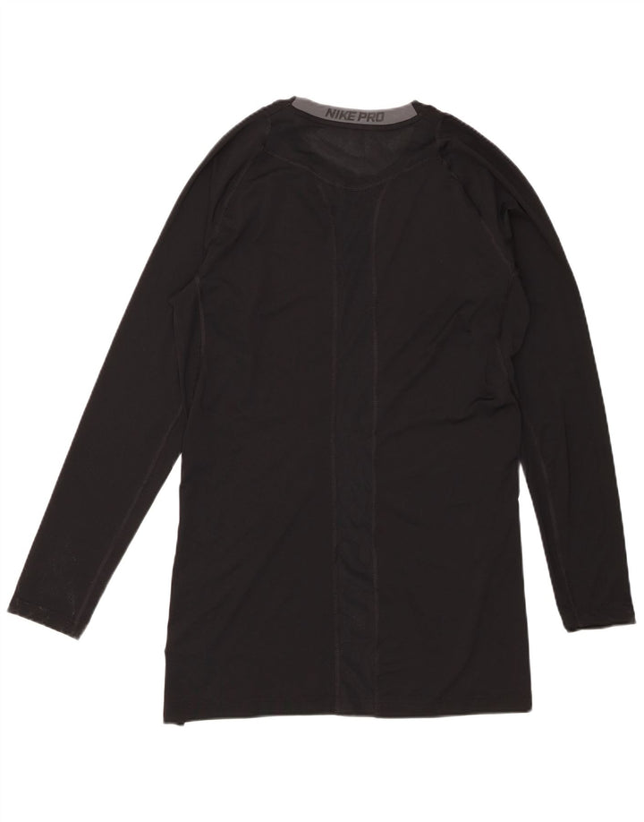 Męska koszulka Nike Dri Fit z długim rękawem XL, czarna, poliestrowa