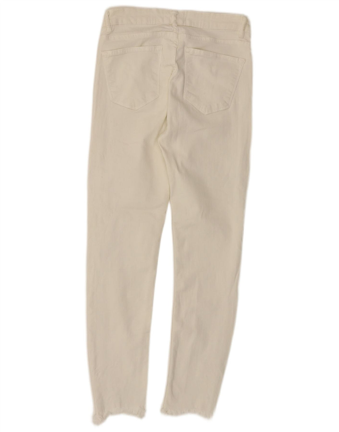 Damskie jeansy slim fit ZARA EU 38 Small W28 L26 Białe