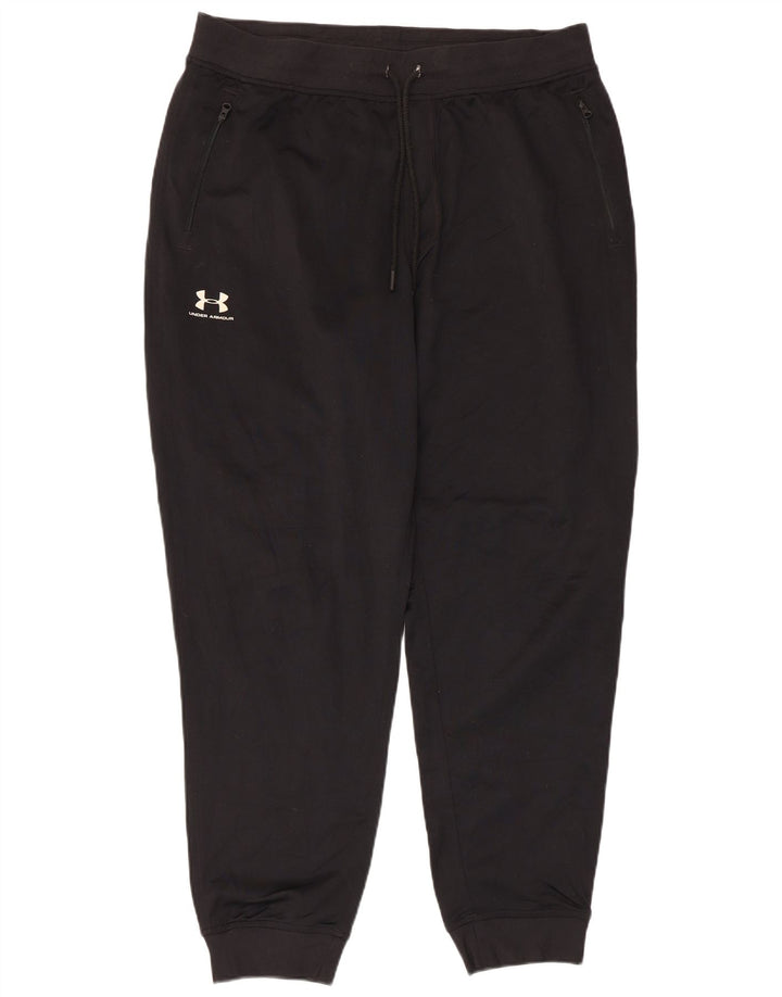 Męskie spodnie dresowe Under Armour XL, czarne, poliestrowe