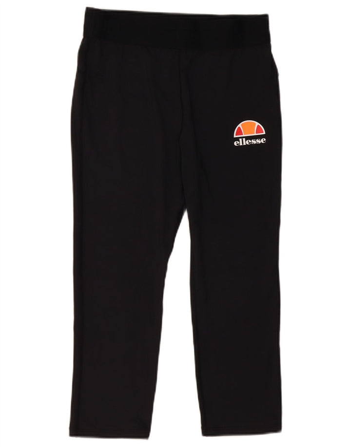 Damskie legginsy Capri Ellesse UK 12, średni czarny poliester