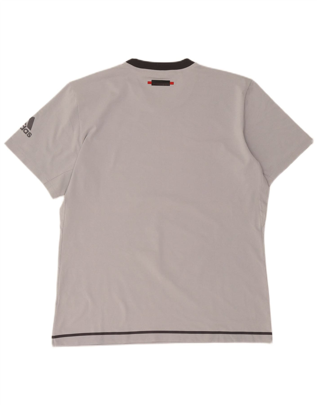 Adidas Męska koszulka graficzna Top XL Szary poliester