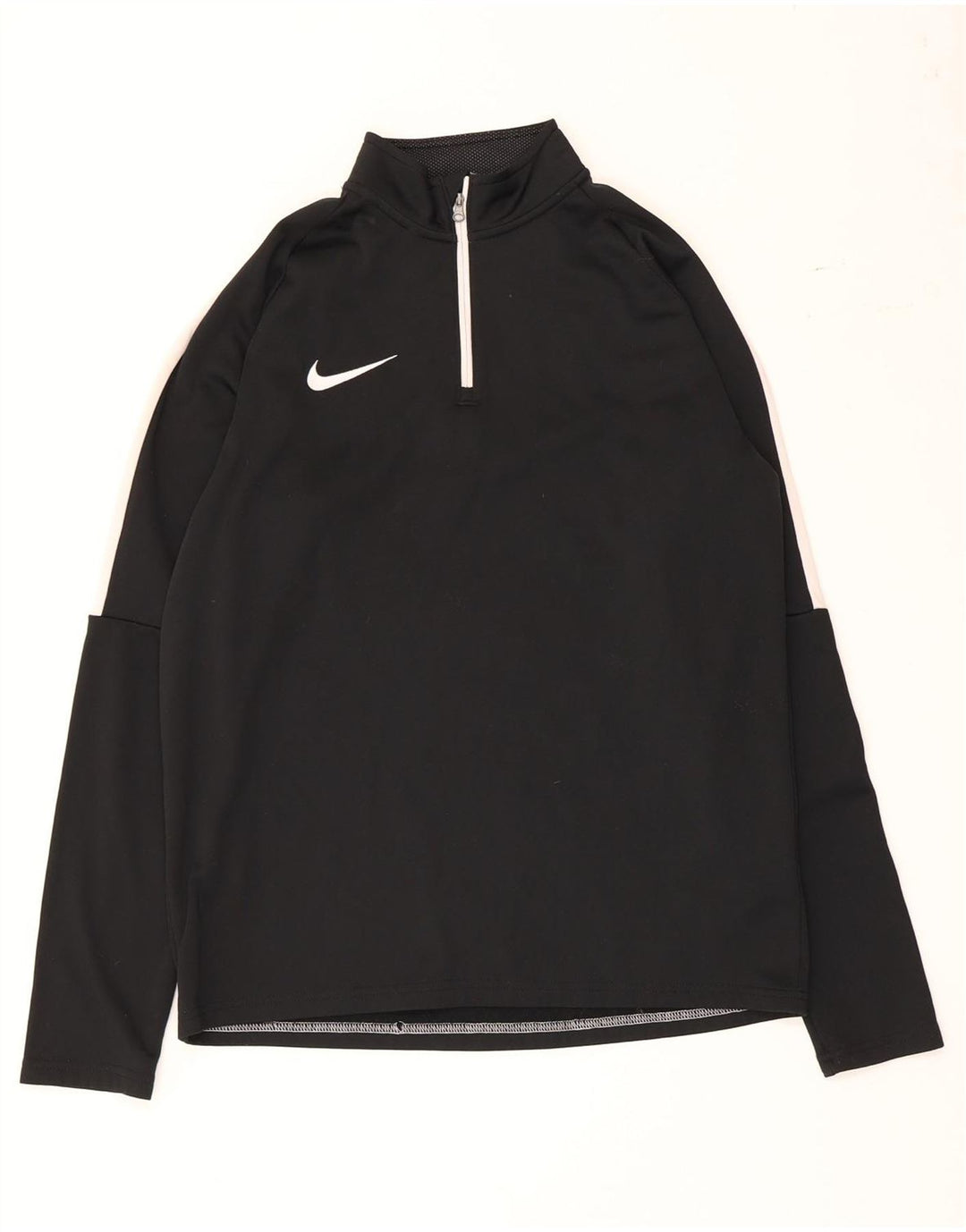 Męski dres Nike Dri Fit z zamkiem błyskawicznym na szyi i średnim czarnym kolorem