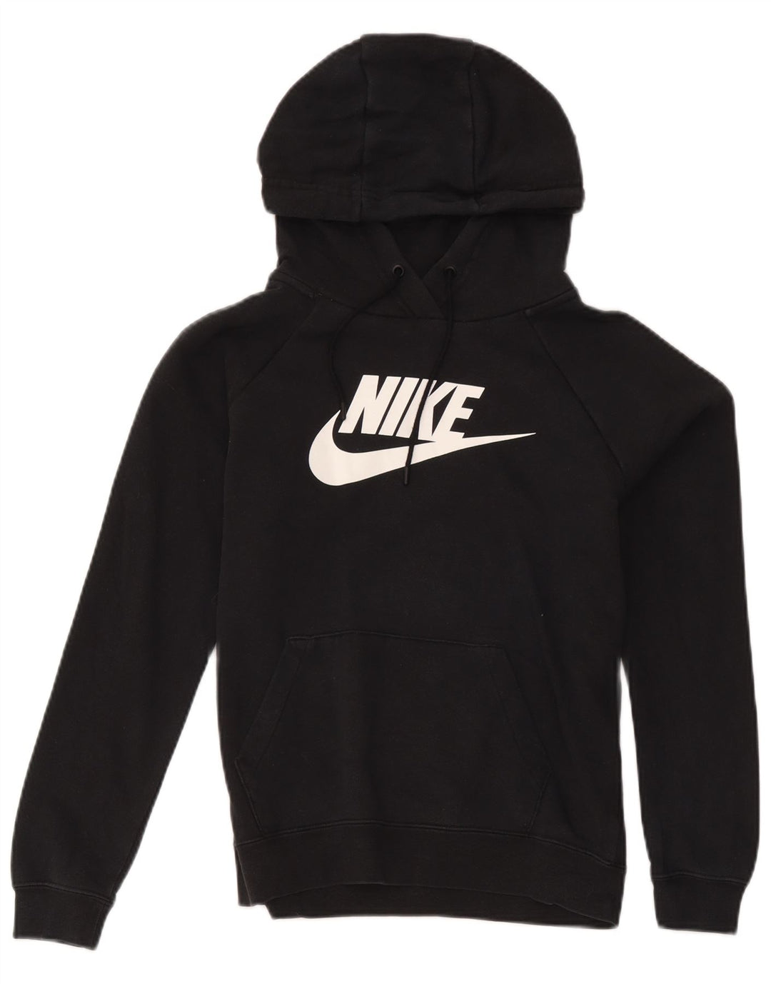 Męski sweter z kapturem Nike z grafiką, mały, czarny, bawełniany