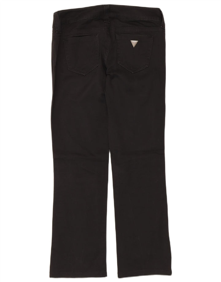 Guess Womens Bootcut Jeans W28 L29 Black Cotton