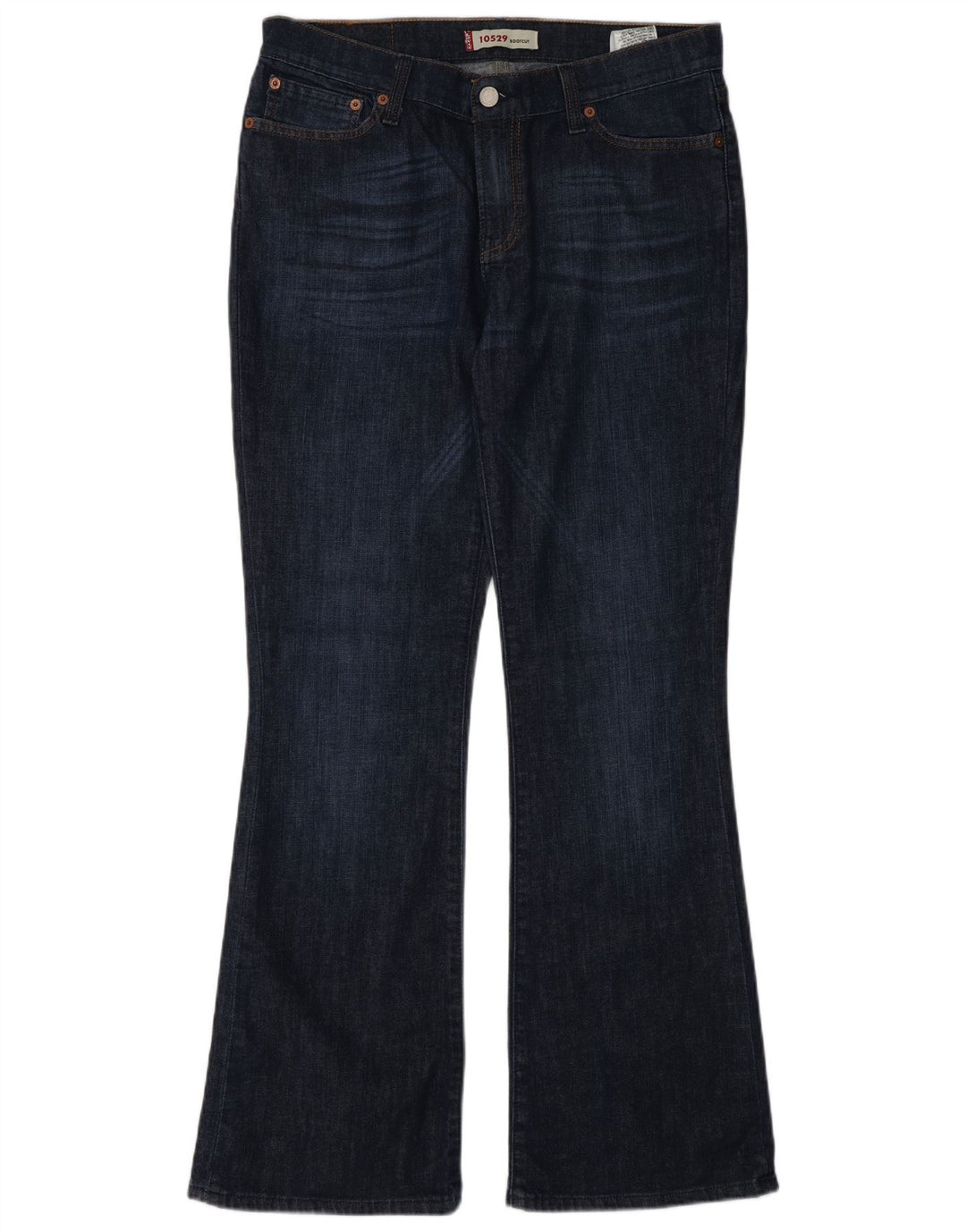 Damskie jeansy Levi's 10529 Bootcut W33 L32 Granatowa bawełna