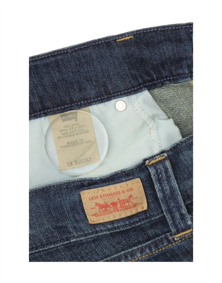 Dżinsy damskie LEVI'S 504 Tilted Straight US 13 Large W34 L30 Niebieskie bawełniane
