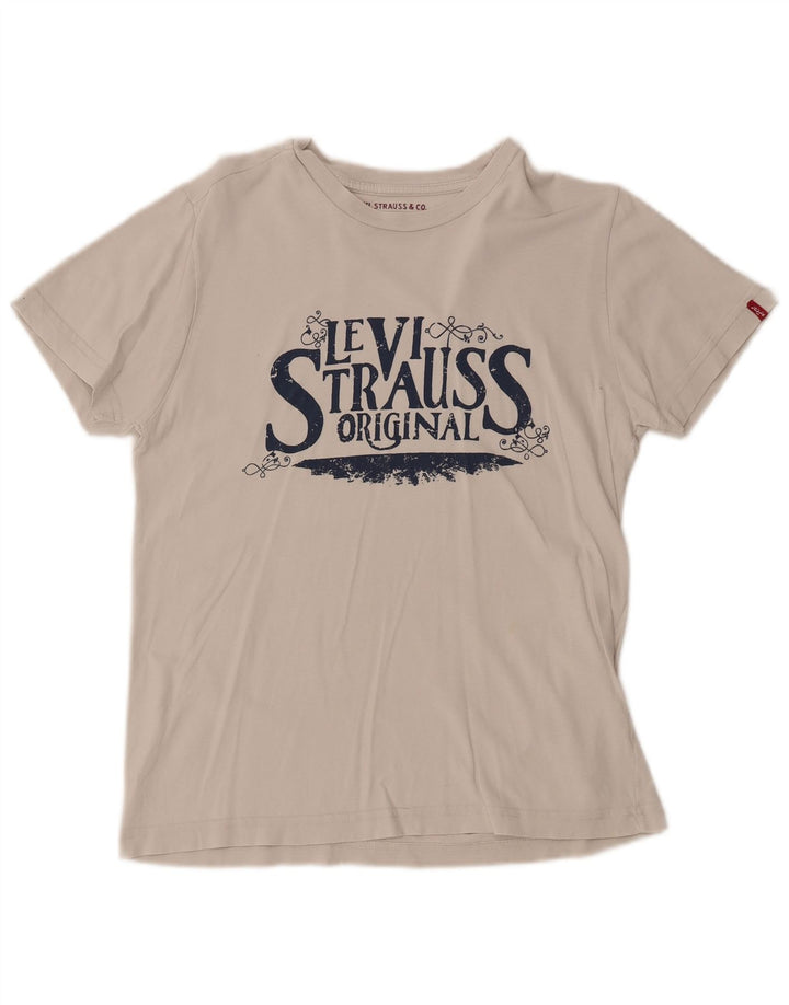 Damska koszulka z grafiką Levi's Top UK 10 Small White