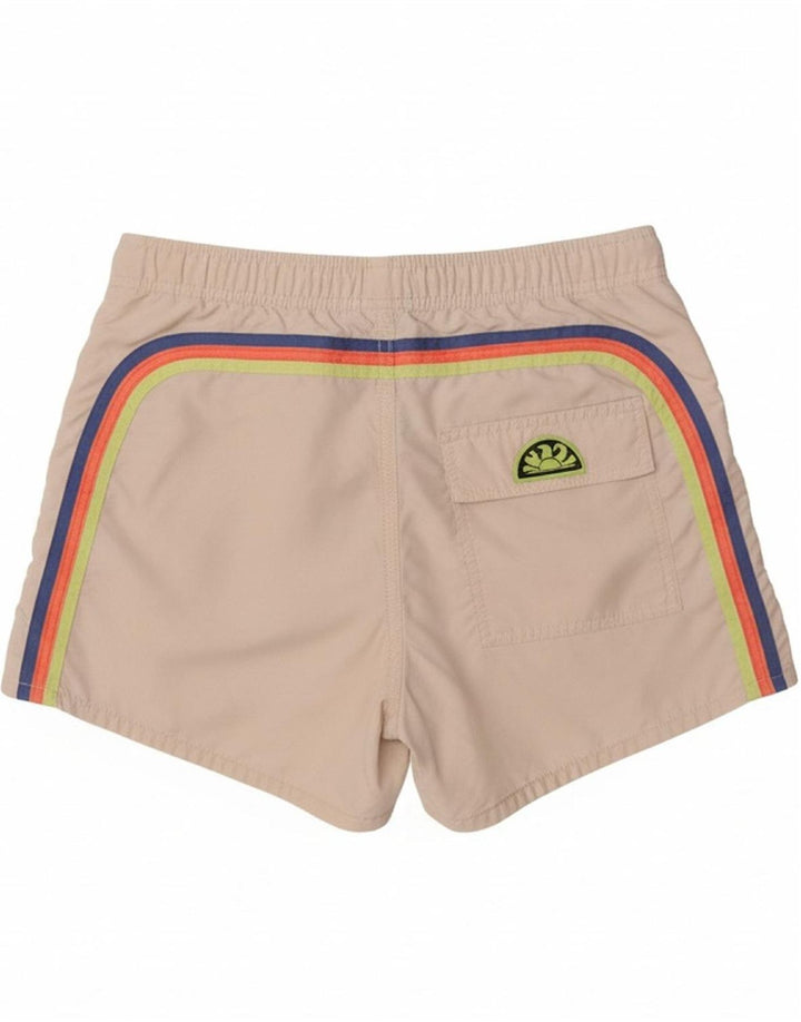SUNDEK Womens Swimming Shorts UK 12 Medium  White Polyester