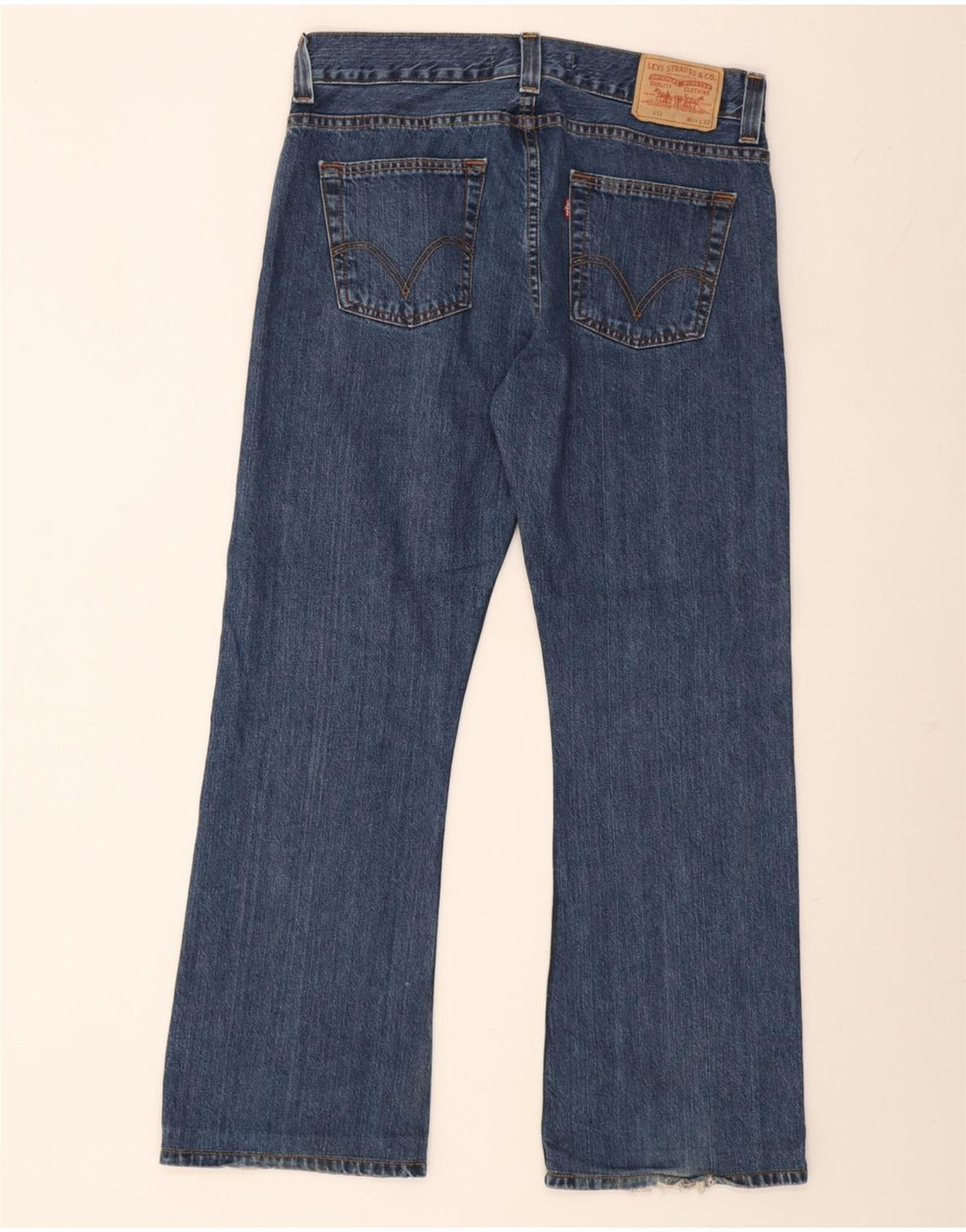 Męskie jeansy Levi's 512 Bootcut W34 L32 Niebieska bawełna