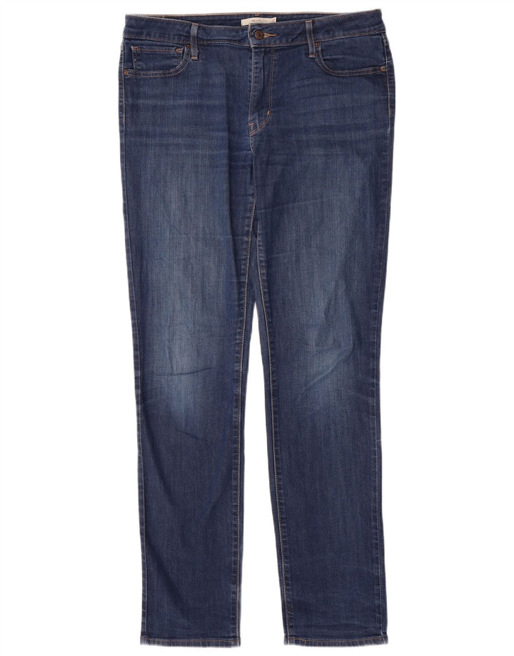 Damskie jeansy LEVI'S 712 Slim W32 L34 Niebieska bawełna