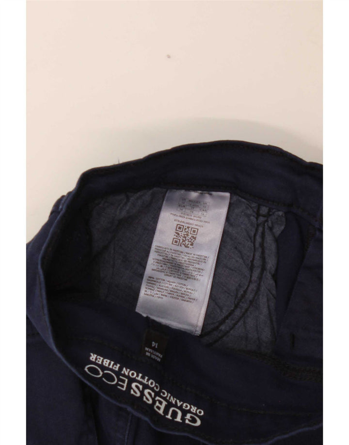 Spodenki jeansowe chłopięce Guess 13-14 lat W28, niebieskie, bawełniane