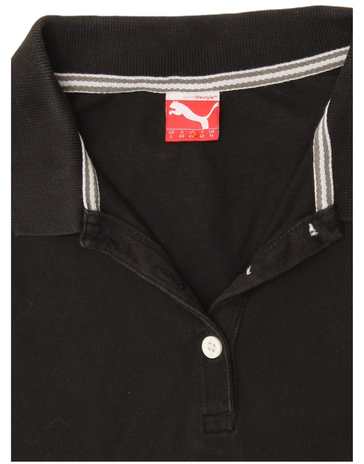 Damska koszulka polo Puma UK 14, średnia czarna