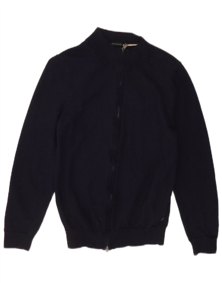 Sweter damski Hugo Boss UK 12, średni granatowy, dziewicza wełna